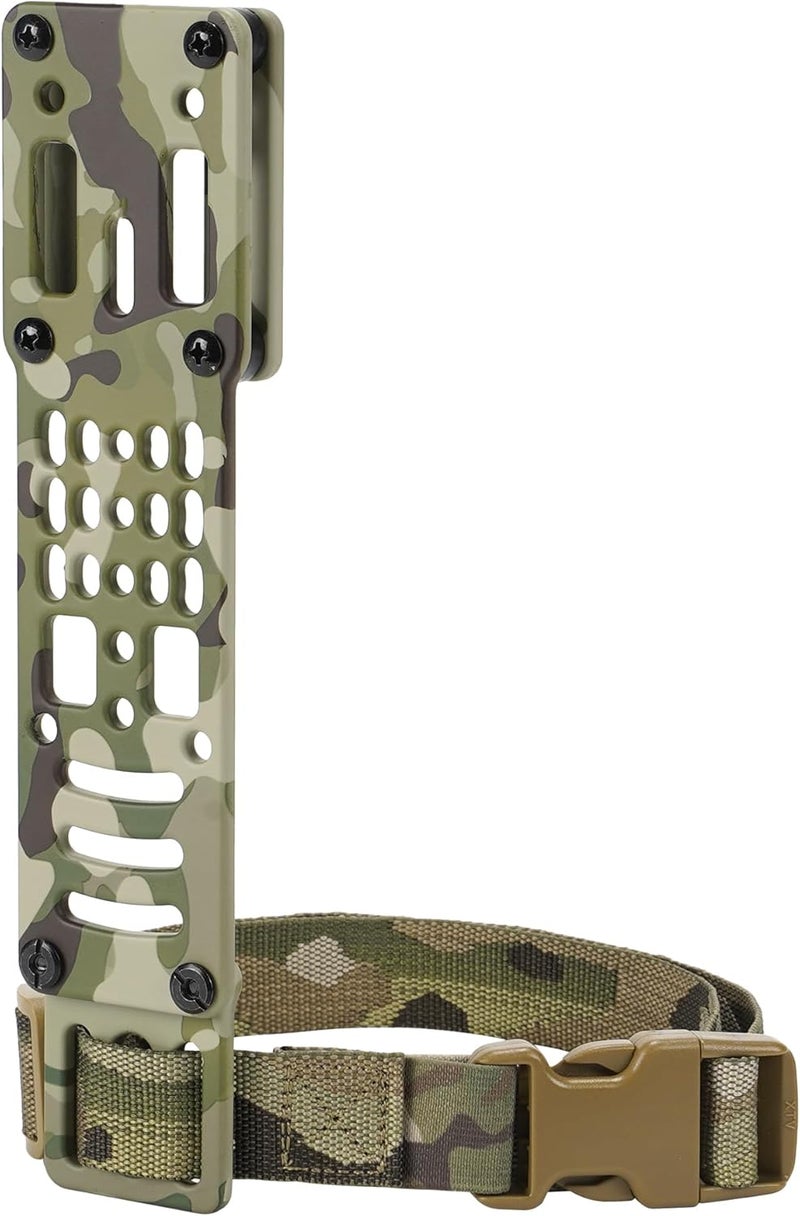 SIVIGEAR Drop Leg Strap Holster for QLS, Aluminum Alloy Modular Holster Adapter with Thigh Strap, Tactical Police Gear for Airsoft and Outdoor Enthusiasts - Image 1